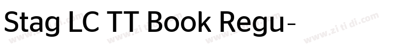 Stag LC TT Book Regu字体转换 Stag LC TT Book Regu字体转换